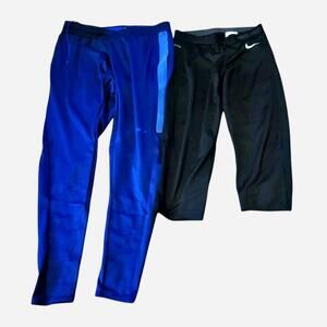 Nike Casual Athletic electric blue ankle pants and capri leggings
